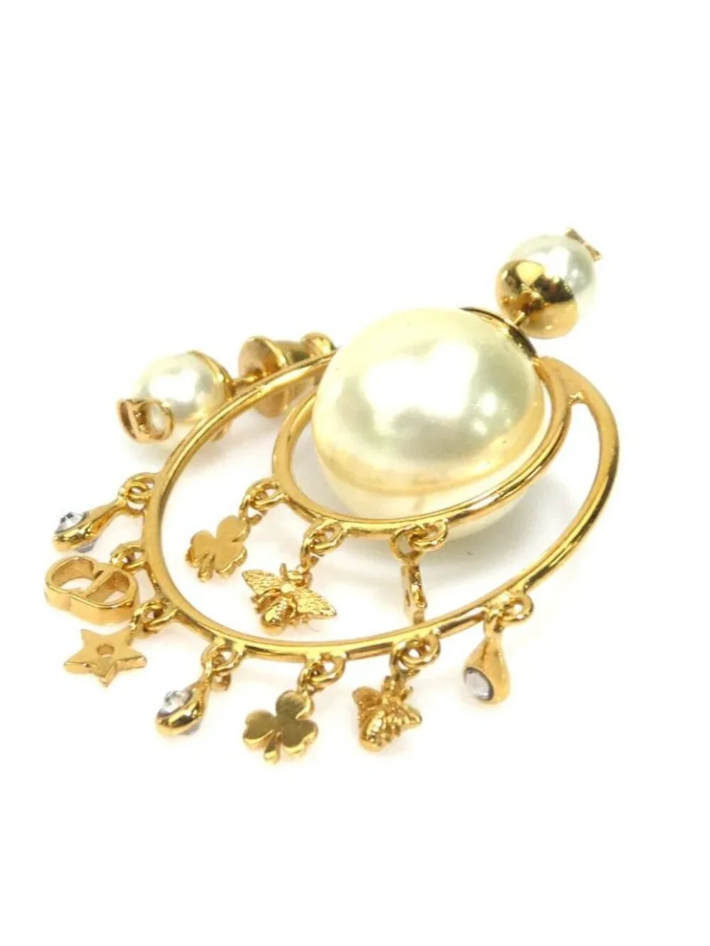 Dior Earrings Tribal Gold - Picture 3 of 10